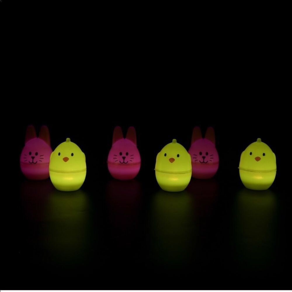 LED Iridescent Easter Eggs GLOW (12) SHIPS FREE